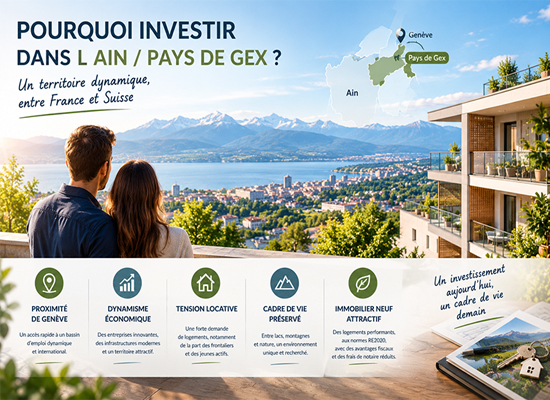 Pourquoi investir dans l'Ain / Pays de Gex ?