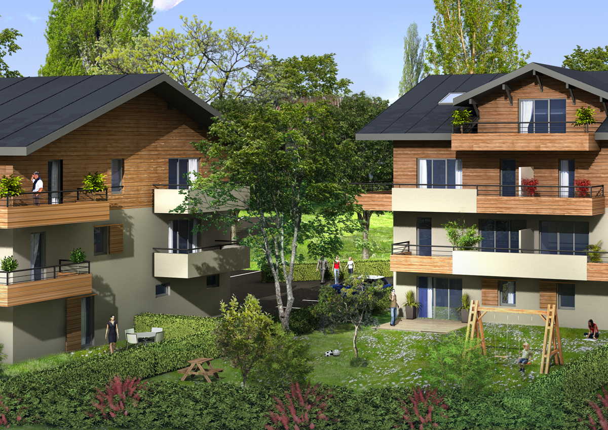Appartements à Viuz-en-Sallaz à proximité de Genève.
